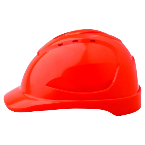 PROCHOICE V9 HARD HAT VENT PUSHLOCK HARN - FL ORANGE